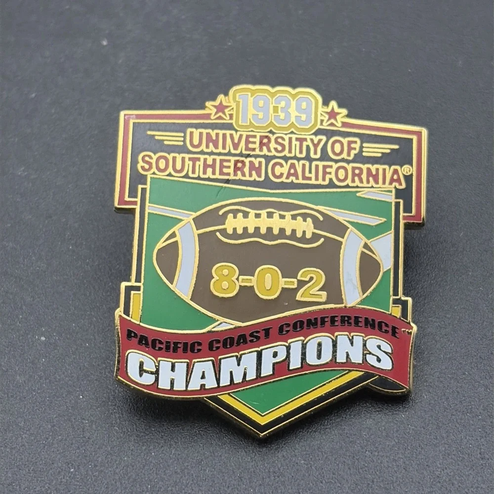 University‎ of Southern California USC Football 1944 PAC Champions Lapel Hat Pin